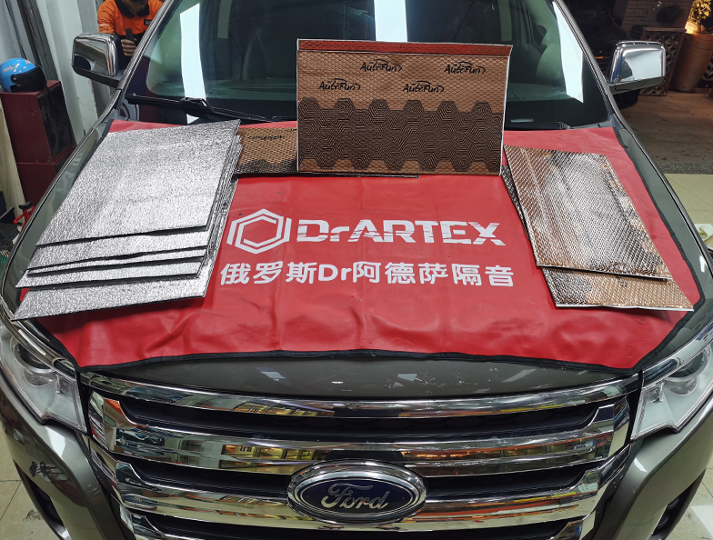 福特锐界四轮隔音升级Autofun，降低...