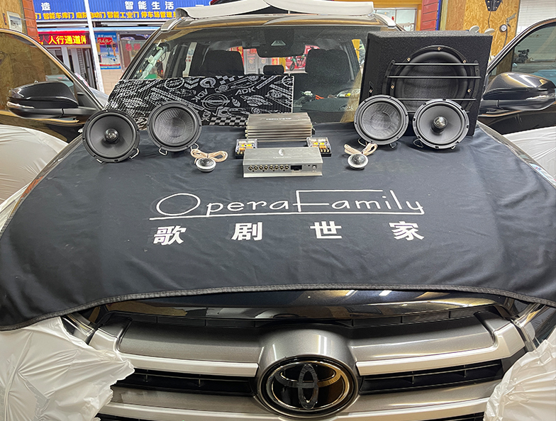 丰田汉兰达音响改装歌剧世家 简改4.1声...