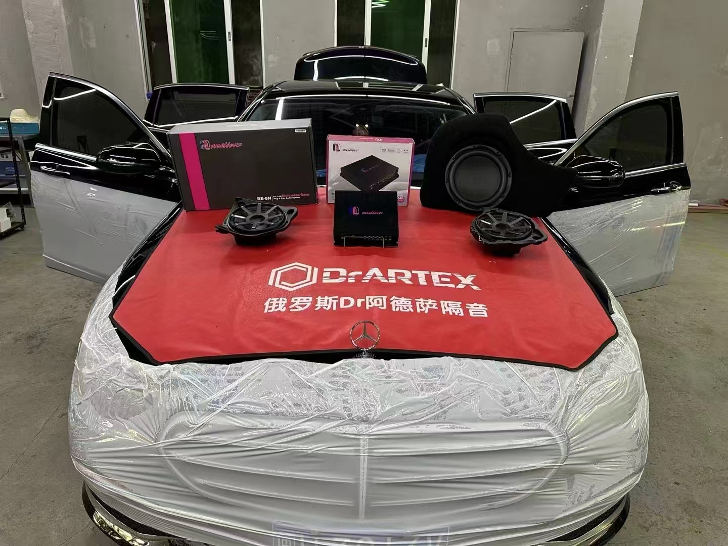 奔驰E260音响升级，音乐与驾驶的和谐共...