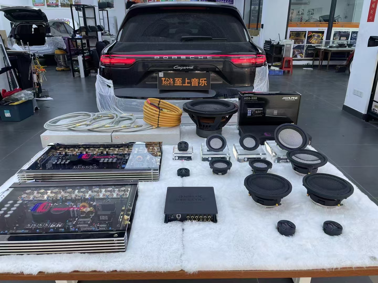 保时捷卡宴音响升级，坐享靓声新体验！